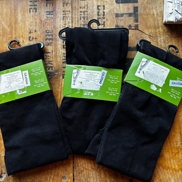 NWT Kate Spade Black Tights Small/Medium, 3 packages - Picture 2 of 3